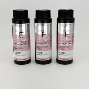 3 PACK Redken SHADES EQ Liquid Gloss BONDER INSIDE pH Hair Color Caramel Cloud